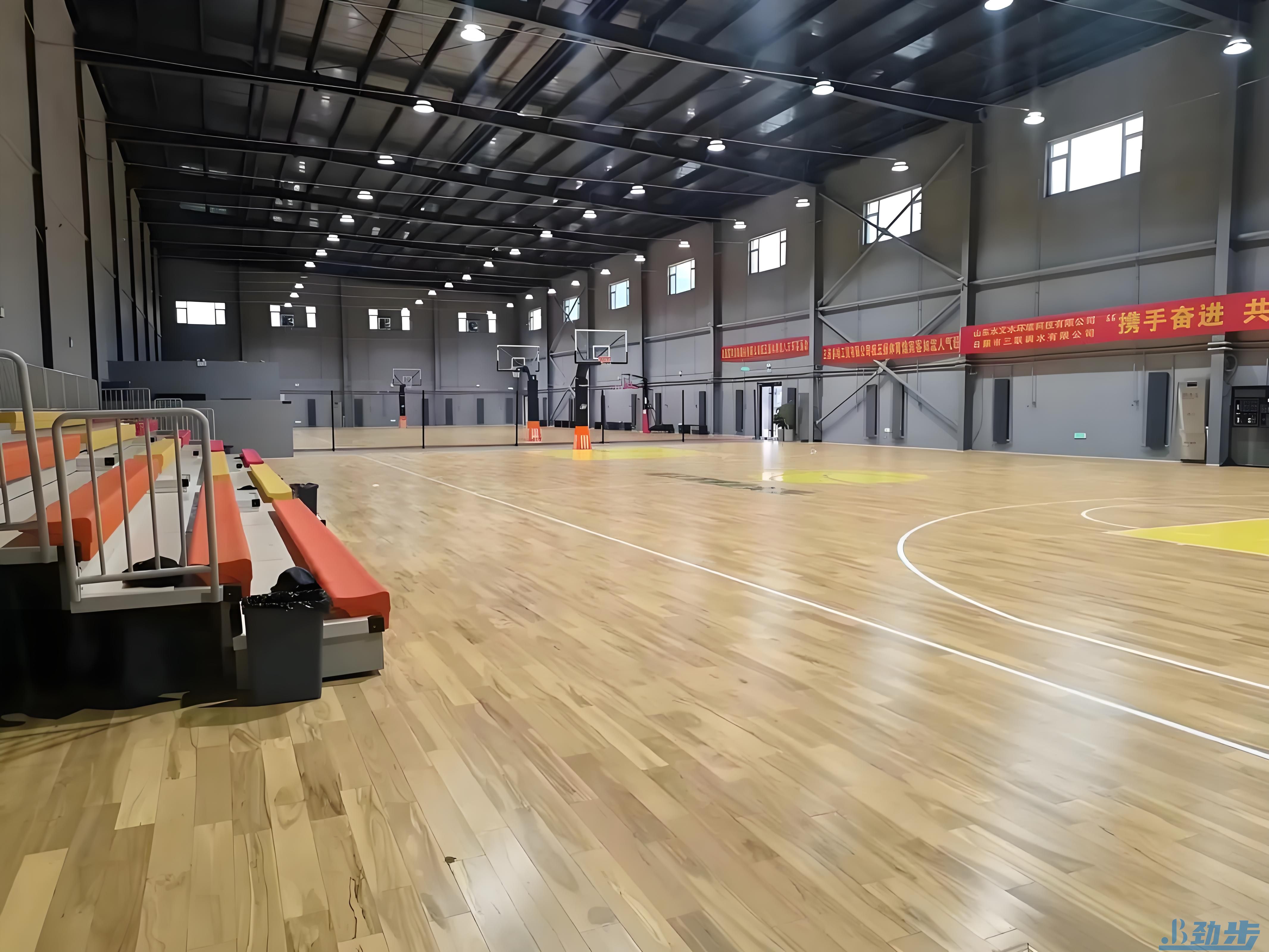 篮球馆木地板翻新
