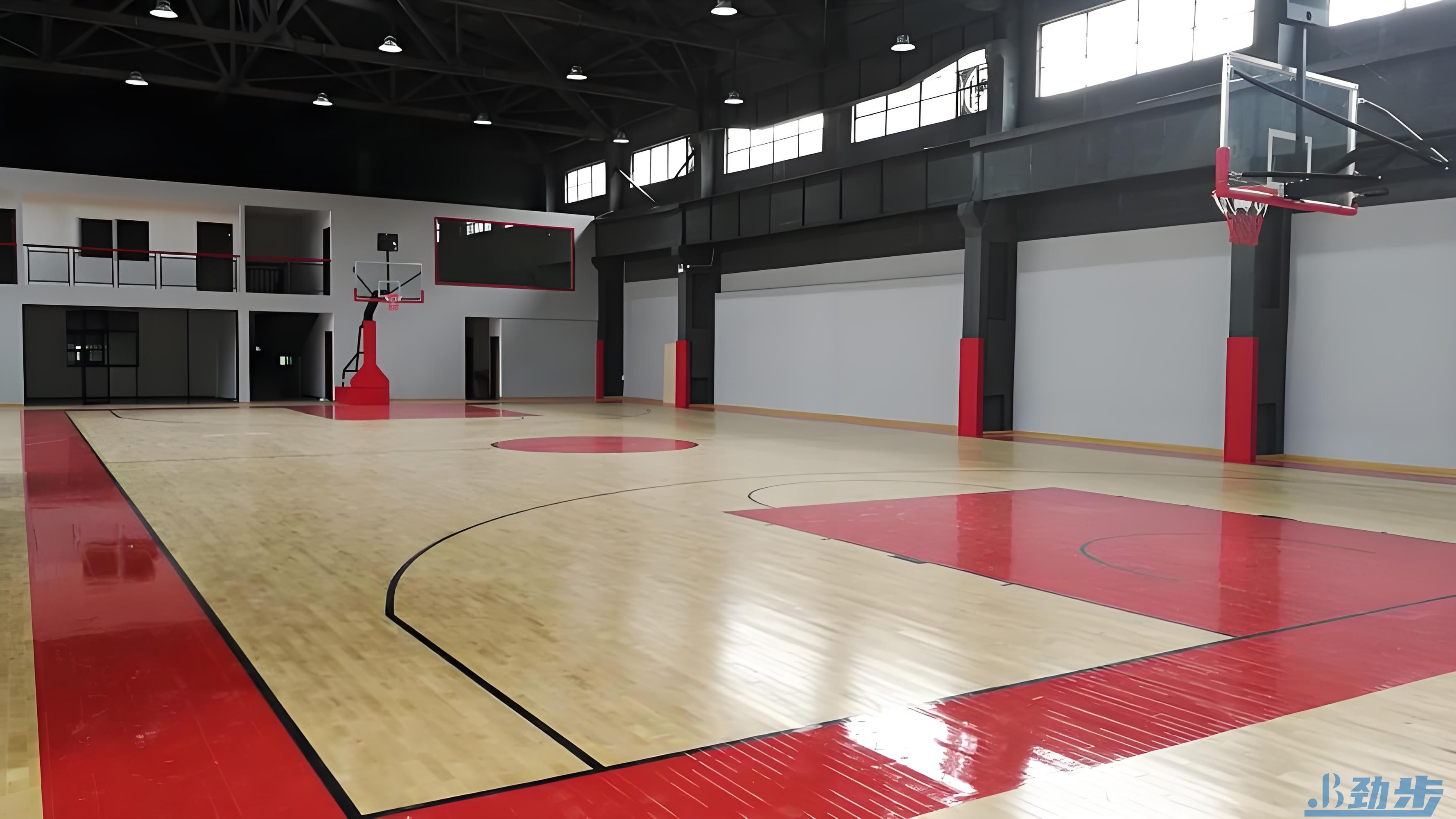 篮球馆木地板修补