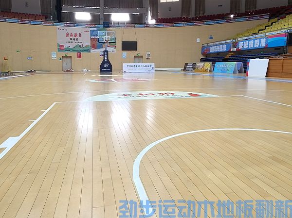 篮球馆运动地板清洁