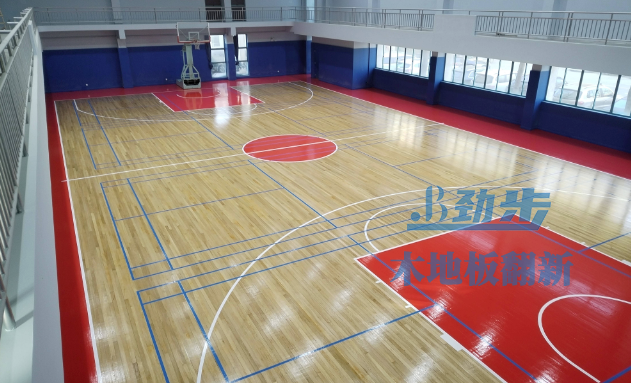 篮球馆木地板翻新维修，焕新赛场守护运动安全